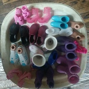 Barbie shoes, mens, boots , and brratz shoes